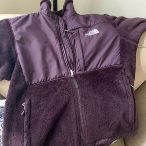 Northface fleece jacket- deep purple